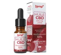 Huile Cbd Fruits Rouges, Broad Spectrum, Sans Thc (10ml) 2000mg / 20% / 1 Flacon