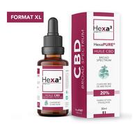 Huile Cbd Spectre Large Grand Format, Chanvre Bio, 20% / 6000mg, Sans Thc (30ml) 1 Flacon