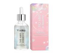 Huile chatoyante pour le corps, huile sèche chatoyante | 15 ml d'huile pailletée pour le corps pour éclaircir | Huile scintillante pour le corps, maquillage surligneur à couverture complète pour une p