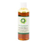 Huile Chaulmoogra | Hydnocarpus Wightiana | Pour les cheveux | Pour la peau | 100% naturel pur | Presséé à froid | Non raffiné | Chaulmoogra Oil | 100ml | 3.38oz By R V Essential