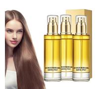 Huile Cheveux, Soin Cheveux Sec et Abimés, Sans Rinçage Huile Cheveux Secs et Abimé, Serum Cheveuxs Sec et Abimés Pour Protection et Mise en Valeur des Cheveux Abîmés, Secs, Crépus (3 PCS)