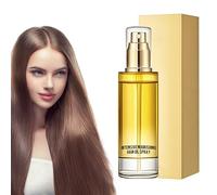 Huile Cheveux, Soin Cheveux Sec et Abimés, Sans Rinçage Huile Cheveux Secs et Abimé, Serum Cheveuxs Sec et Abimés Pour Protection et Mise en Valeur des Cheveux Abîmés, Secs, Crépus (1 PCS)