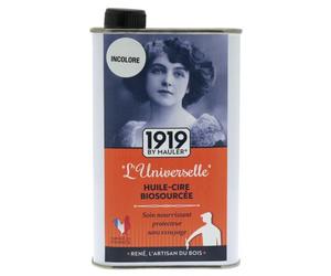 Huile-cire biosourcee - L’universelle - 0,5 litre - teinte naturel 1919 by Mauler