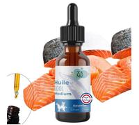 Huile COOL Medium - Au Saumon - Peur, stress et timidité du chien/chat - Soin vétérinaire 100% naturel fabriqué en France - 5 ml