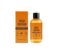 Huile corporelle au beurre de karité bio - Hydratation longue durée pour tous types de peau | Améliore la sécheresse et restaure l'hydratation | 100 ml