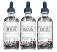 Huile Corporelle Aux Phéromones Pour Femme - 30 Ml, Parfum Pour Femme, Huiles Corporelles À La Rose Et À L'amande Douce, Huiles D'intention, Jasmin, Orchidée Et Bleuet (3pcs)