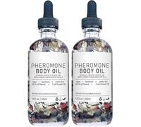 Huile corporelle aux phéromones pour femme, aux pétales de rose et à l'huile d'amande douce, après-rasage, hydrate la peau, parfum longue tenue, non grasse