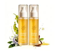 Huile Corporelle Botanique À L'huile De Noix Du Brésil Et De Graines De Passiflore, Soin Quotidien Du Corps, Hydratation Légère, Hydratation En Profondeur, Absorption Rapide (2pcs)