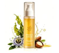 Huile Corporelle Botanique À L'huile De Noix Du Brésil Et De Graines De Passiflore, Soin Quotidien Du Corps, Hydratation Légère, Hydratation En Profondeur, Absorption Rapide (1pcs)