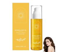 Huile corporelle botanique, aux algues wakame, aux huiles de noix du Brésil et de graines de passiflore, pour une peau d'apparence plus lisse et une réduction de l'aspect de la cellulite (1pcs)