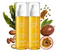 Huile Corporelle Botanique, Hydratation Légère, Peau D'apparence Plus Lisse Et Atténuation De L'aspect De La Cellulite, Aux Huiles De Noix Du Brésil Et De Graines De Passiflore (2PCS)