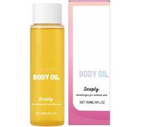 Huile corporelle éclaircissante et nourrissante à la vitamine E - Raffermit, hydrate, améliore l'élasticité de la peau, répare les peaux sèches - Texture légère et non grasse