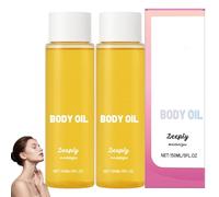 Huile corporelle éclaircissante et nourrissante, huile raffermissante pour la peau des femmes pour réduire les ridules, réparer la peau sèche et abîmée, améliorer l'élasticité, revitaliser (2pcs)