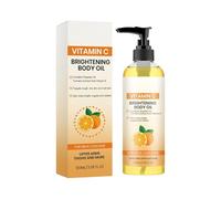 Huile Corporelle Éclaircissante Vita-Min C, Avec Hexanediol Et Glycérine, 100 Ml, Hydratant Pour Le Corps Vita-Min C Glow Oil, Soin Pour La Peau Sèche Au Rhum Se, Douceur Améliorée, Pour Les Taches Br