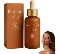 Huile corporelle Herbionyx Radiant Oil - Accélérateur de bronzage, Gouttes autobronzantes avancées, Hydratant, Raffermissant, pour une peau lisse et éclatante