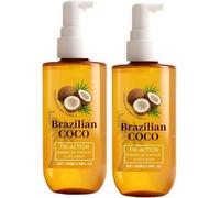 Huile corporelle hydratante à la noix de coco du Brésil, huile raffermissante et tonifiante, lotion onctueuse et nourrissante, pour femmes et hommes