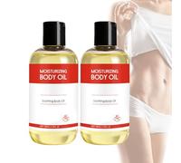 Huile Corporelle Hydratante Et RafraîChissante Aux Agrumes Pour Peaux SèChes, Huile Corporelle à L'Orange Douce, Huile SèChe Hydratante à La Vitamine E AprèS La Douche, Absorption Rapide (2 PCS)