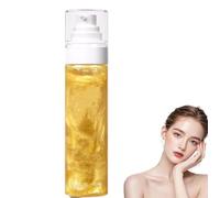 Huile corporelle, large spectre SPF 50, lotion solaire scintillante avec paillettes de mica, hydratant léger et non collant à la noix de coco, hydratant pour le visage (01# Or)
