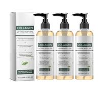 Huile corporelle liftante au collagène, huile de massage hydratante et raffermissante pour tonifier la peau, réparer les peaux crêpées, absorption rapide 100 ml avec vitamine C (3)