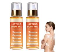 Huile corporelle liftante, huile corporelle raffermissante et tonifiante pour les peaux relâchées, huiles de massage hydratantes après la douche, huiles de massage liftantes et tonifiantes pour (2PCS)