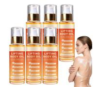 Huile corporelle liftante, huile corporelle raffermissante et tonifiante pour les peaux relâchées, huiles de massage hydratantes après la douche, huiles de massage liftantes et tonifiantes pour (6PCS)