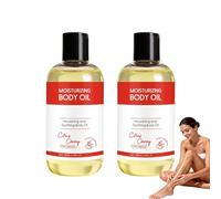 Huile corporelle lissante aux agrumes pour peaux sèches, huile corporelle hydratante pour peaux sèches, absorption rapide avec un parfum longue durée, sérum d'hydratation en profondeur (2CPS)