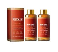 Huile corporelle Magic avec 99 % d'ingrédients naturels - Huile de soin raffermissante (200 ml) pour une peau blanche éclatante | Oil Beauty pour réduire les rides et l'affaissement de la peau