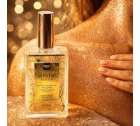 Huile corporelle pailletée 100 ml - Pistache caramel beurre salé - FRENCH TENDANCE