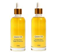 Huile Corporelle Queen's, huile végétale naturelle pressée à froid, raffermissante, pour un soin hydratant quotidien. Légère et rapidement absorbée, elle atténue efficacement les rides des bras, du v