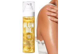 Huile Corporelle Scintillante,Huile de Soin Corporel Naturelle 100ml - Protection Solaire SPF50 Éclat Cutané pour Camping Plage Vélo Sport Pique-nique