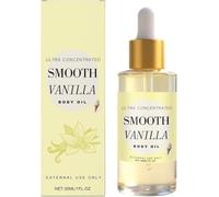 Huile corporelle, soin hydratant parfumé au beurre de vanille, huile corporelle scintillante, hydrate et nourrit, laissant la peau douce et lisse, pour une utilisation de jour comme de nuit sur peaux