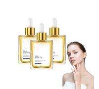 Huile corporelle soyeuse pour femme, huile corporelle parfumée soyeuse, sérum hydratant pour la douche et le bain, Peau grasse légère lissese, soin hydratant luxueux au parfum, 30 ml (3 boîtes)