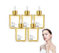 Huile corporelle soyeuse pour femme, huile corporelle parfumée soyeuse, sérum hydratant pour la douche et le bain, Peau grasse légère lissese, soin hydratant luxueux au parfum, 30 ml (5 boîtes)