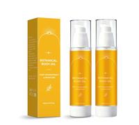 Huile corporelle végétale à base d'algues wakame, d'huile de noix du Brésil et d'huile de pépins de fruit de la passion. Huile de massage raffermissante et légère (120 ml), rafraîchissante et hydratan