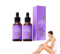 Huile corporelle végétale au Cyperus Rotundus - Sérum apaisant léger pour une peau plus lisse, un soutien naturel à la gestion des cheveux avec des bienfaits hydratants et hydratants (2 bouteilles)