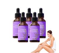 Huile corporelle végétale au Cyperus Rotundus - Sérum apaisant léger pour une peau plus lisse, un soutien naturel à la gestion des cheveux avec des bienfaits hydratants et hydratants (5 bouteilles)