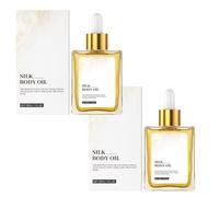 Huile Corps Soie | Huile Corps Nourrissante Multi-Usages 30 ml | Pénètre rapidement, hydrate et donne un teint éclatant, convient à tous les types de peau.