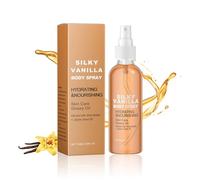 Huile Corps Vanille, Vanilla Essentielle Oil Huile Corps Hydratante au Beurre de Karité et à L'huile de Jojoba, huile Parfumée Corps pour Tous Les Types de Peaux (1pc, 100ml)