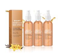 Huile Corps Vanille, Vanilla Essentielle Oil Huile Corps Hydratante au Beurre de Karité et à L'huile de Jojoba, huile Parfumée Corps pour Tous Les Types de Peaux (3pc, 100ml)