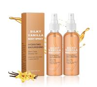 Huile Corps Vanille, Vanilla Essentielle Oil Huile Corps Hydratante au Beurre de Karité et à L'huile de Jojoba, huile Parfumée Corps pour Tous Les Types de Peaux (2pc, 100ml)