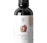 Huile Cuticules Ongles BIO - Soin Nourrissant & Réparateur enrichie en Vitamine E - Manucure - 100% Naturel, Biologique et Vegan - Cosmos Organic - Goût Fraise Gourmande