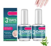 Huile Cuticules Ongles, Huile De Soin Pour Les Ongles 3 Jours Vernis Durcisseur Ongle, Nutrition Oil Soin Des Ongles Polissoir A Ongle De Traitement Pour Réparer Les Fissures Et Cuticule Sèche (2PC)