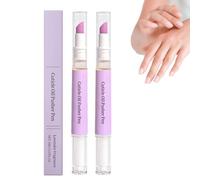 Huile Cuticules Ongles Stylo,Huile A Cuticule Ongle Riche en vitamines, 2 en 1 Nail Care Pen,Limes a Ongles,Extrait De Plantes Naturelles Pour Les Ongle Secs, Fissurés Et Barbelés (2)