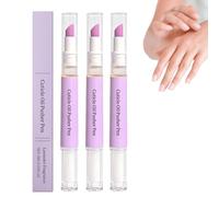 Huile Cuticules Ongles Stylo,Huile A Cuticule Ongle Riche en vitamines, 2 en 1 Nail Care Pen,Limes a Ongles,Extrait De Plantes Naturelles Pour Les Ongle Secs, Fissurés Et Barbelés (3)