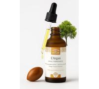 Huile d’Argan Bio 50 ml - 100 % Pure, Pressée à Froid - Certifiée COSMOS/ECOCERT - Visage, Corps & Cheveux
