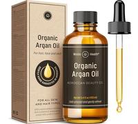 Huile d’Argan du Maroc-Bio 100% Pure - Certifiée biologique pressé à froid pour le visage et la peau anti-âge anti-rides et riche en antioxydants