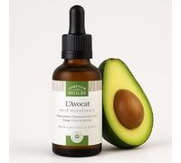 Huile d’Avocat Bio Régénérante 50 ml - Pipette en Verre Ambré | 100 % Pure, Pressée à Froid, Certifiée COSMOS & Fair for Life - Visage, Cheveux, Corps, Anti-âge & Hydratation Intense