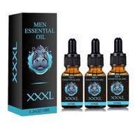Huile d'agrandissement du pénis XXXL, huile de massage pour hommes, énergie pour les soins, retard, augmentation des performances, force (M,3PC)