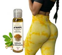 Huile D'akpi 100% Naturelle - Grossir Fessier Et Poitrine - Haute Concentration En Protéines- Anti-Âge Et Anti-Rides - 100ml - I Love My Popotin[X812]