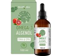 Huile d'algues oméga-3 Dha 300 mg+Epa 150 mg 100 ml